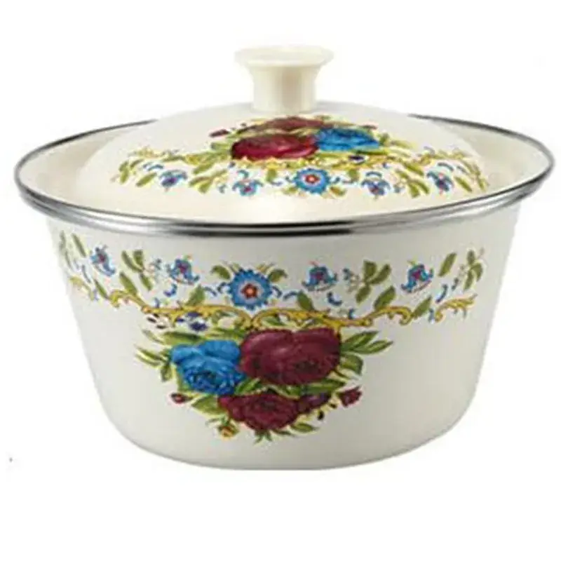 Nostalgic Enamel Soup Bowl with Lid - Image 14