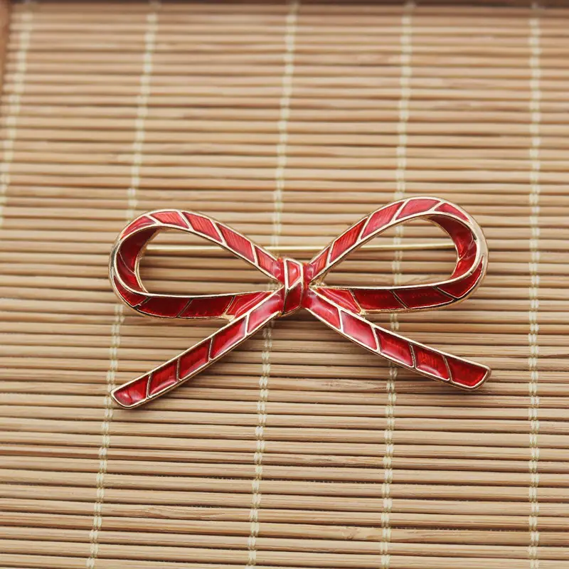 Gold 3D Bow Corsage with Pearl Embellishment