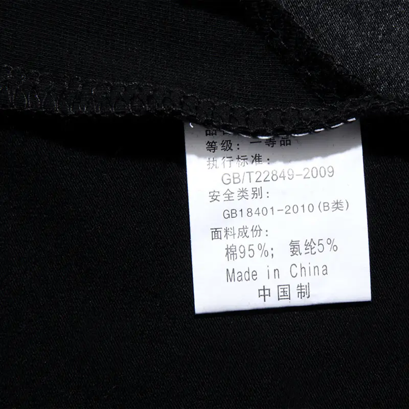 Korean Slim Fit Cotton T-Shirt Black 6015 - Image 6