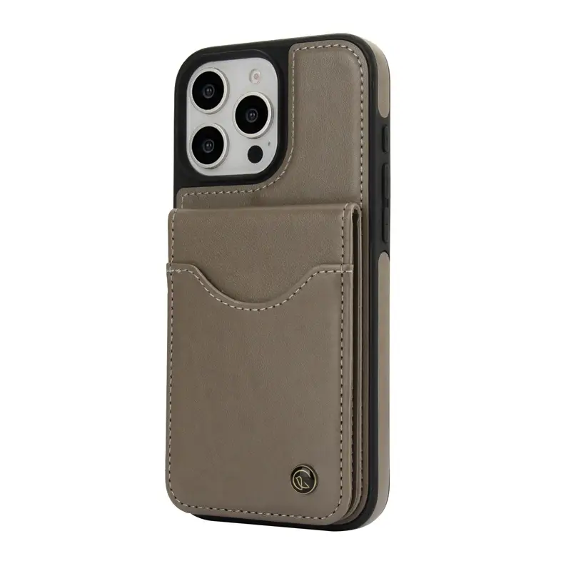 Light Blue iPhone 16 Pro Max Flip Card Holder Case - Image 7
