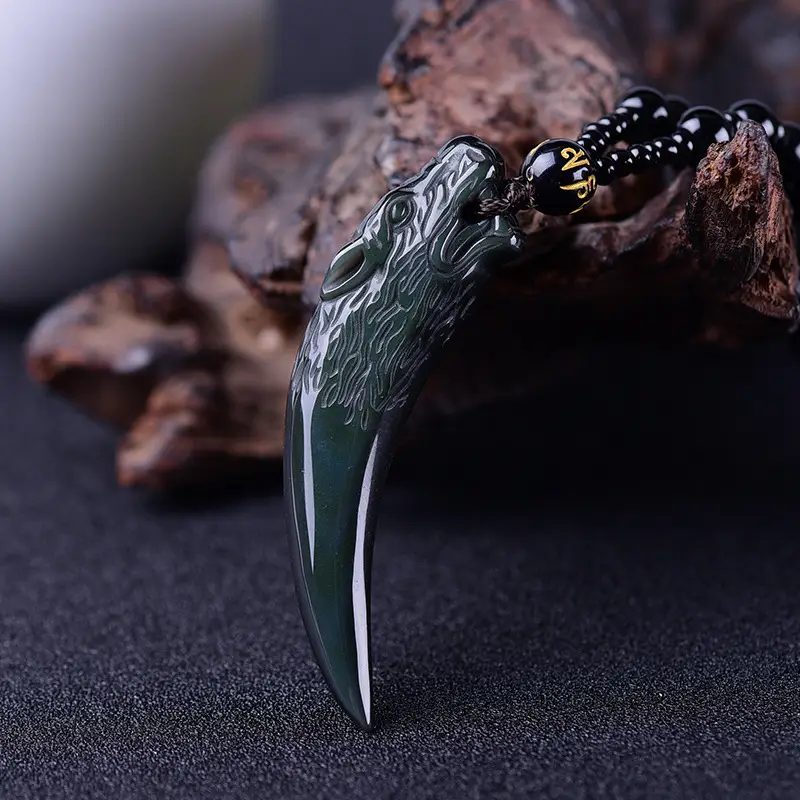 Wolf Tooth Necklace Set for Men Women Crystal & Ice - Image 29