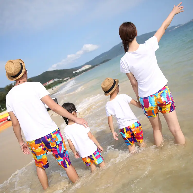 Family of 5 Korean Summer Suit for Mother & Child - Image 5