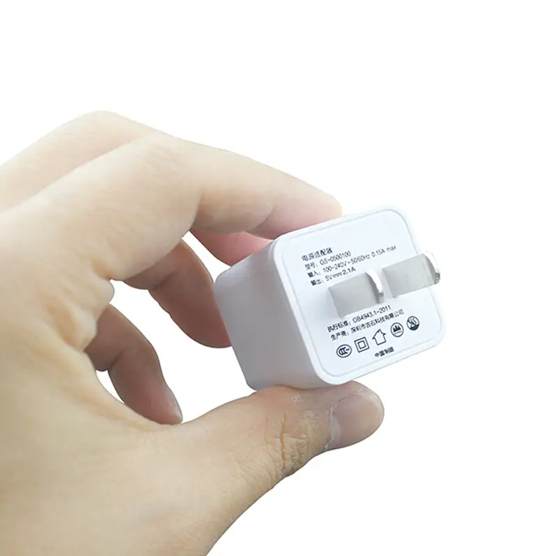 USB 1A Power Adapter for Mobile Phones White