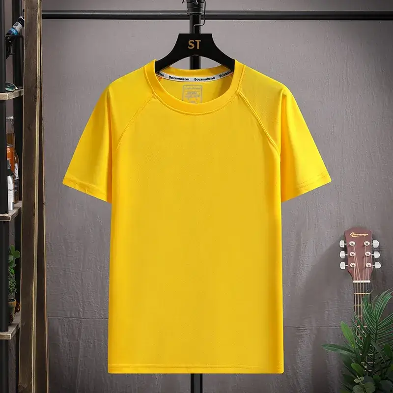 Men Navy Blue Slim Fit T-Shirt Half Sleeve
