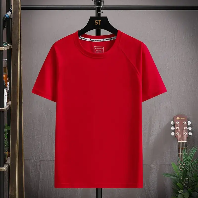 Men Navy Blue Slim Fit T-Shirt Half Sleeve