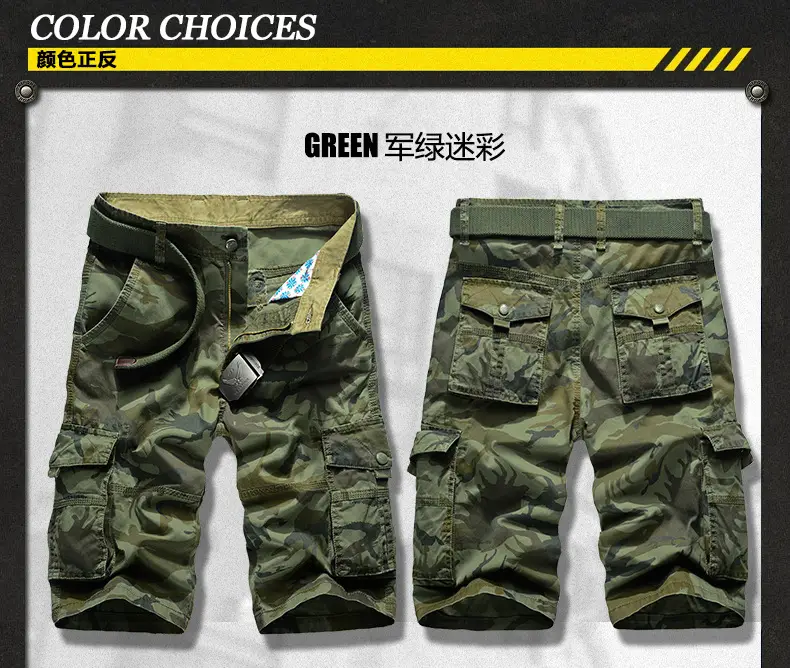 Camouflage Multi-Pocket Super Size Shorts 2017 - Image 6