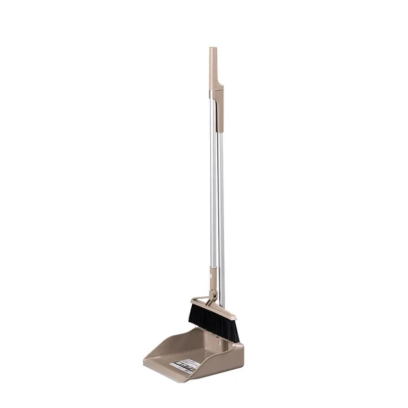 Soft Broom for Floors & Walls Dustpan Set