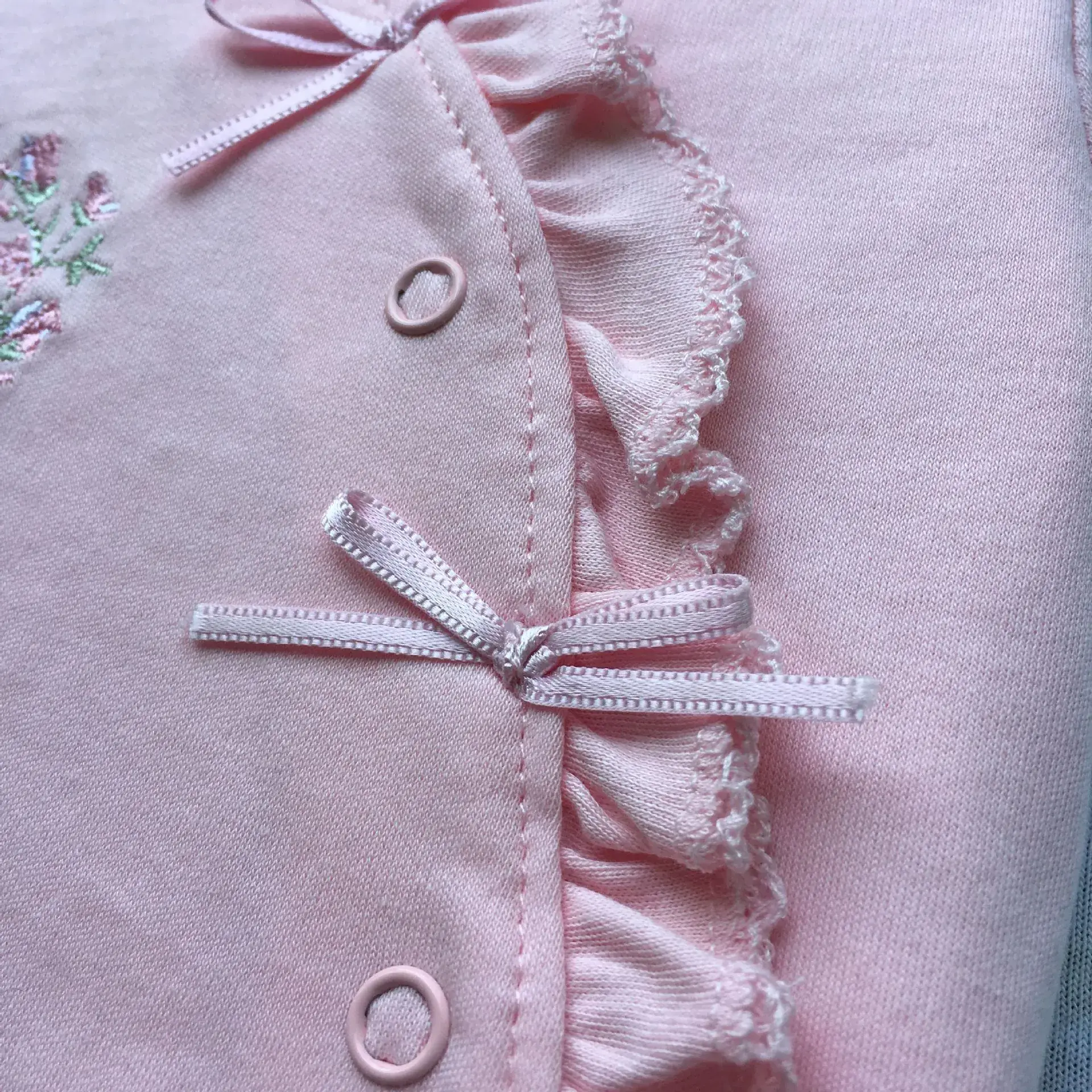 Baby Romper Cotton Newborn Lace Princess Footed - Image 3