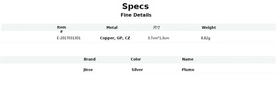 Copper Zircon Phoenix Earrings for Women — feature 1