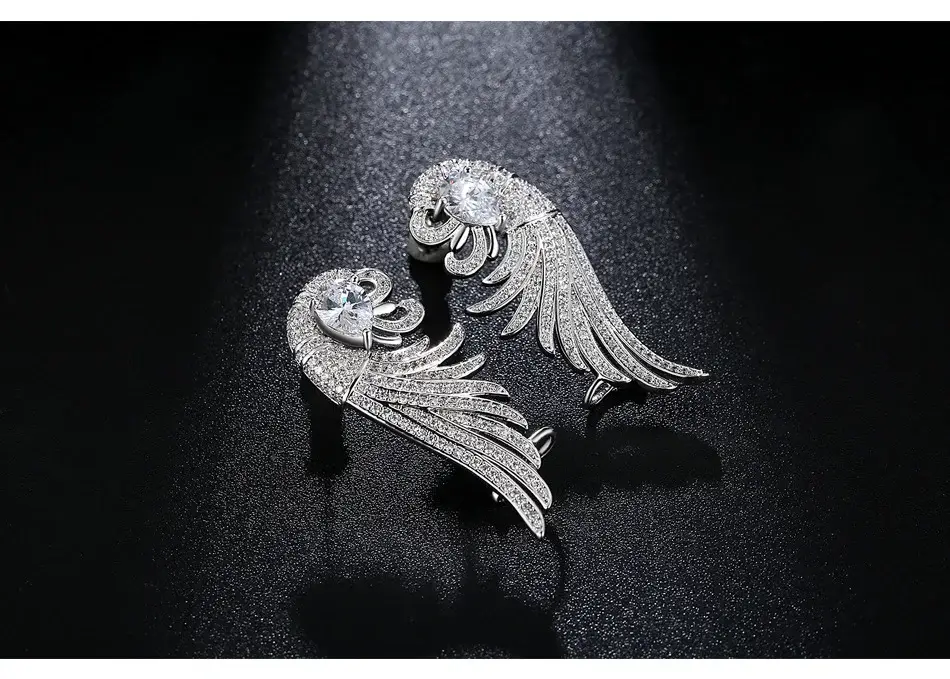 Copper Zircon Phoenix Earrings for Women — feature 3