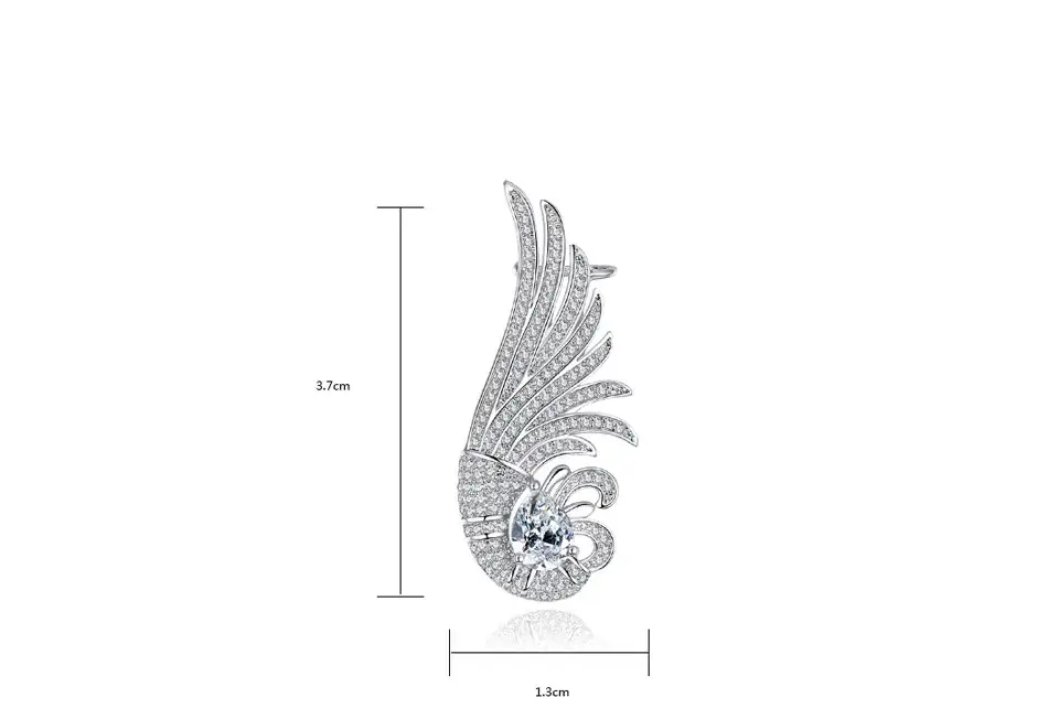Copper Zircon Phoenix Earrings for Women — feature 6