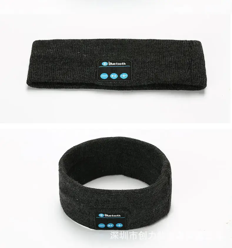 Black Bluetooth 5.4 Headband Music Call Sports Wear — feature 16