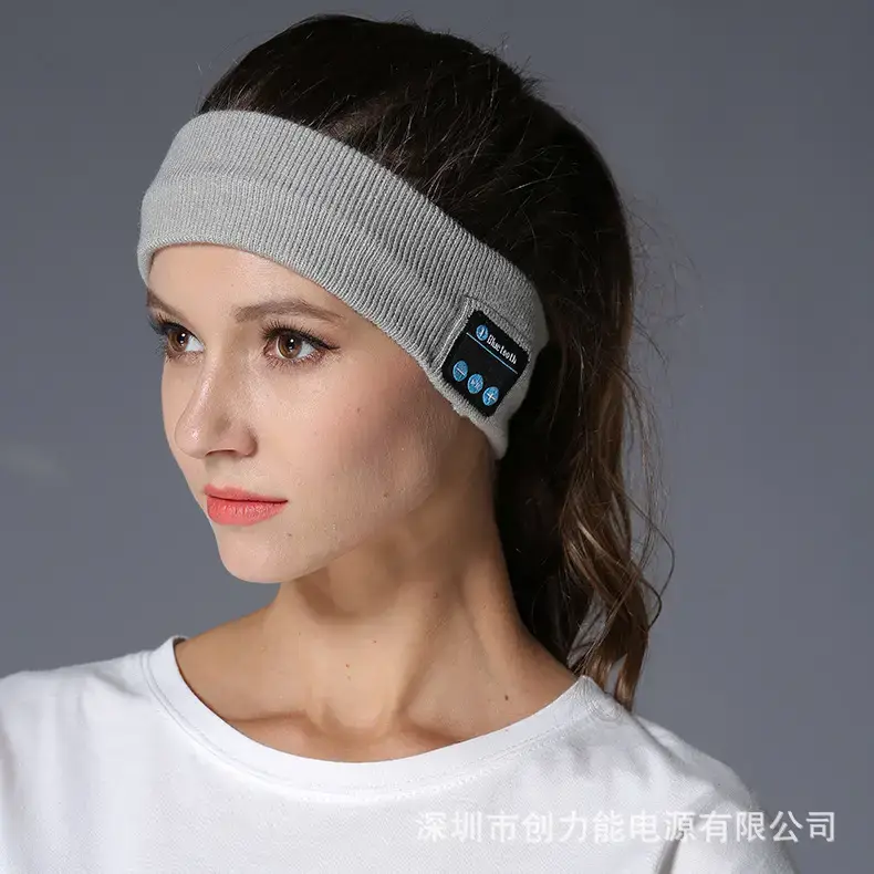 Black Bluetooth 5.4 Headband Music Call Sports Wear — feature 19