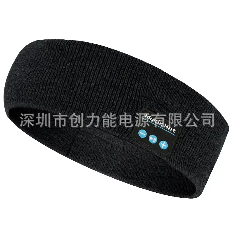 Black Bluetooth 5.4 Headband Music Call Sports Wear — feature 22