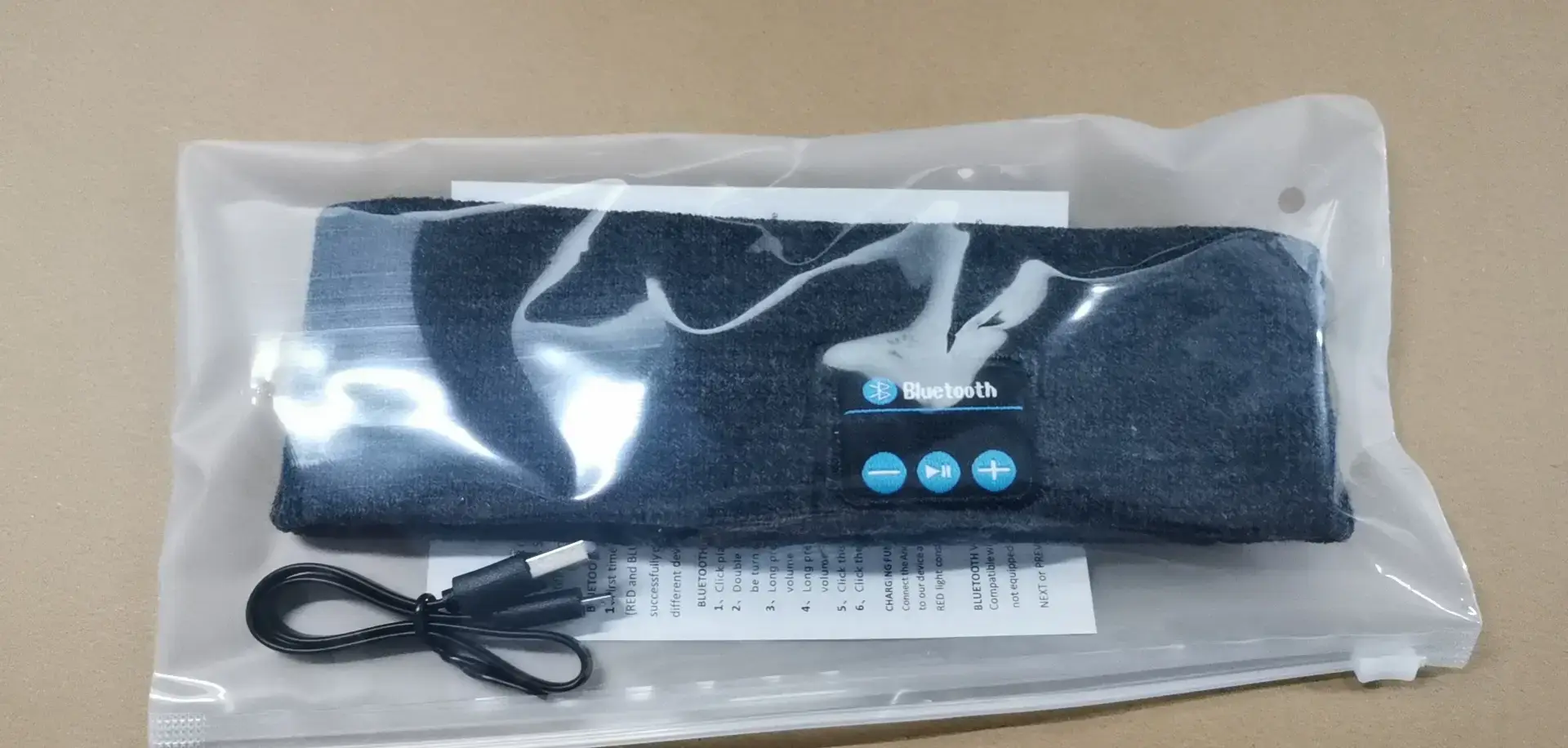 Black Bluetooth 5.4 Headband Music Call Sports Wear — feature 28