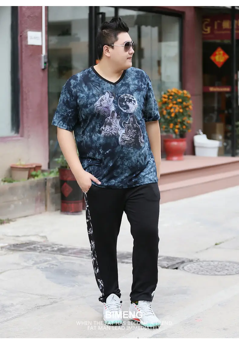 Men's Blue Tie-Dye Short Sleeve T-Shirt XL — feature 7