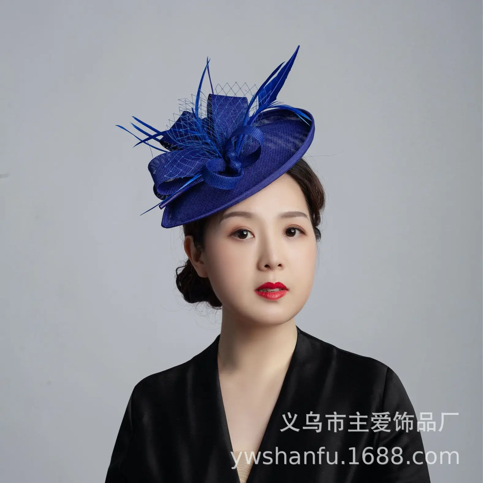 White Floral Headdress for Women Wedding Party
