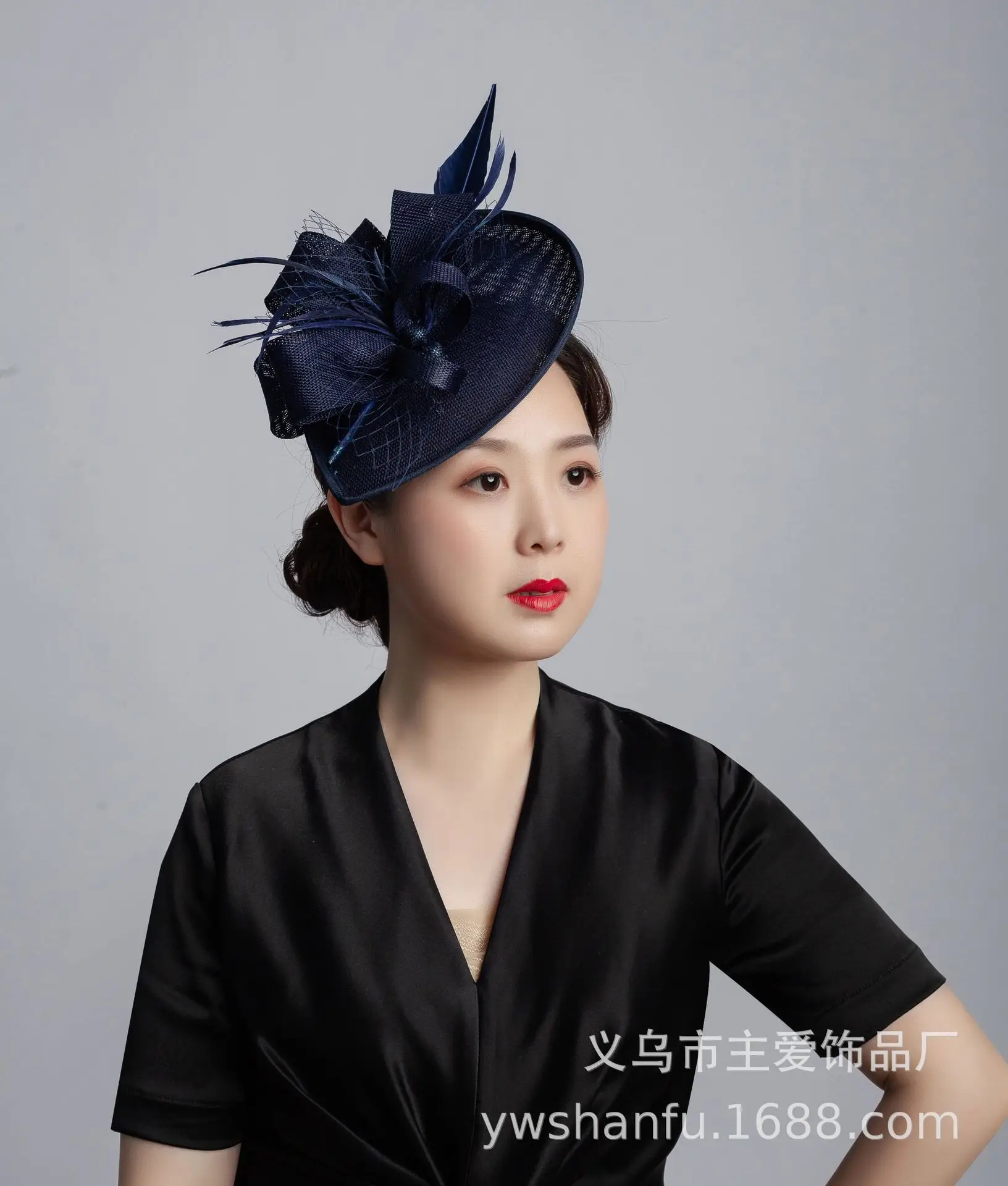 White Floral Headdress for Women Wedding Party