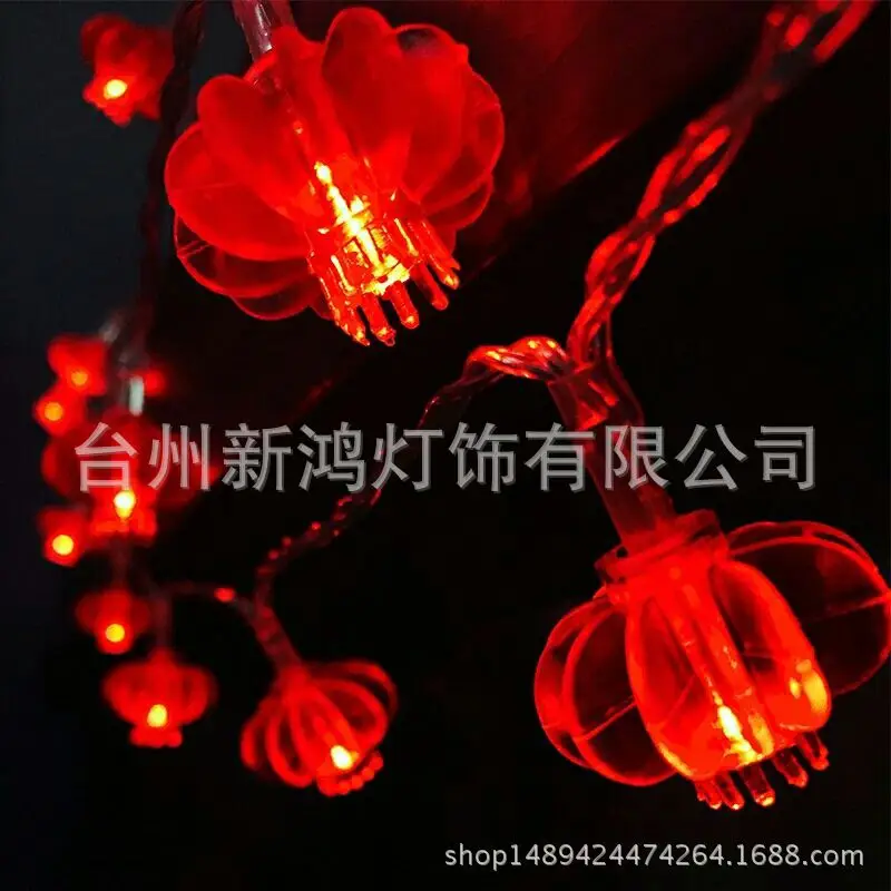 Red LED Lantern String for New Year, Wedding, Christmas - Image 3