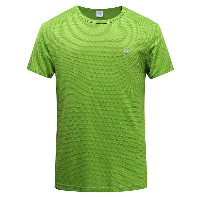 Men's Light Gray Quick-Drying T-Shirt - Image 3