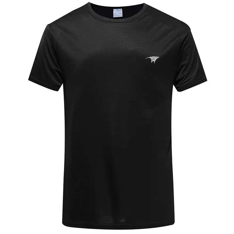 Men's Light Gray Quick-Drying T-Shirt - Image 4