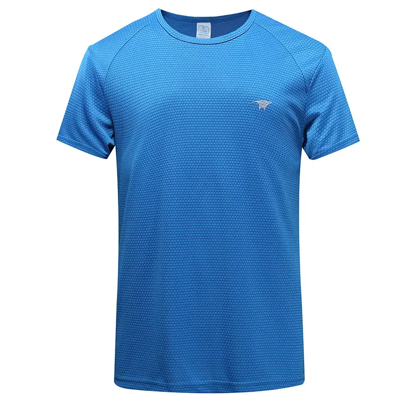 Men's Light Gray Quick-Drying T-Shirt - Image 6