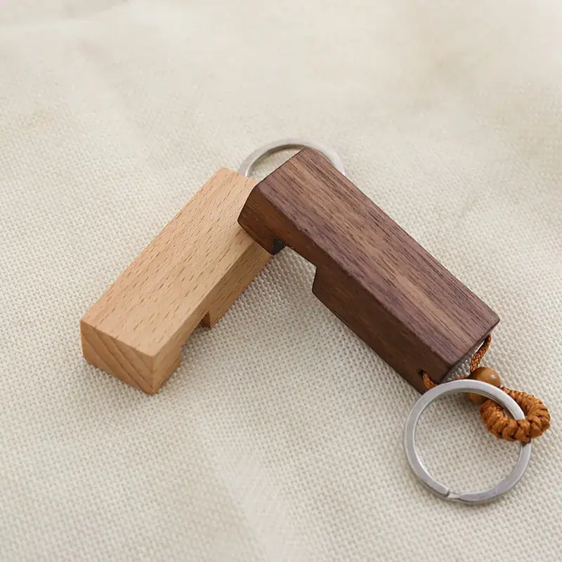 Wooden Beech Key Chain with Mobile Holder - Image 8