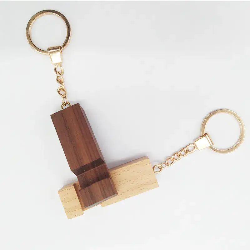 Wooden Beech Key Chain with Mobile Holder - Image 9
