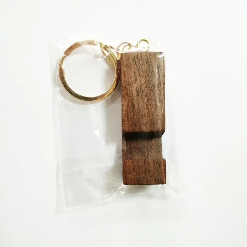 Wooden Beech Key Chain with Mobile Holder - Image 4