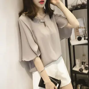 New Long-Sleeve Striped Women's Shirt — feature 16