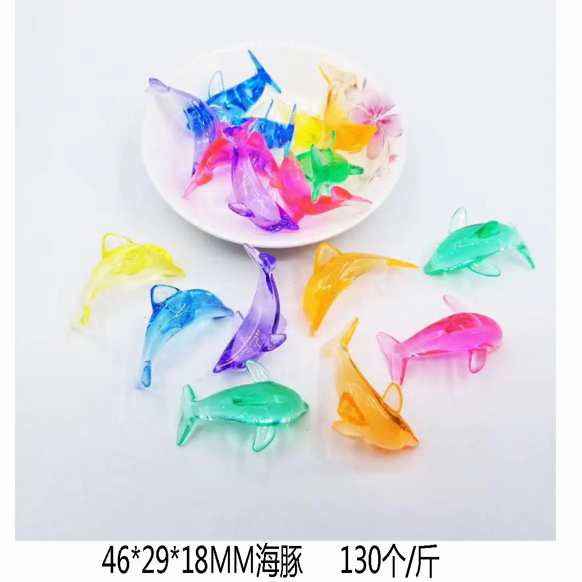 37x24mm Acrylic Gemstones 8 Colors DIY Jewelry Accessory