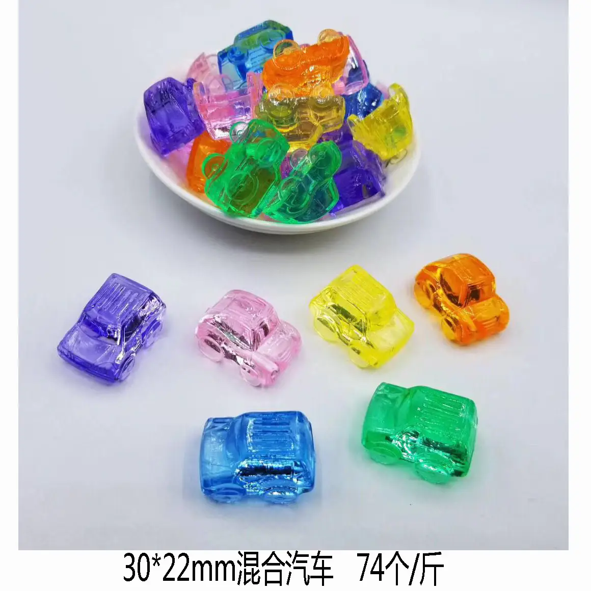 37x24mm Acrylic Gemstones 8 Colors DIY Jewelry Accessory