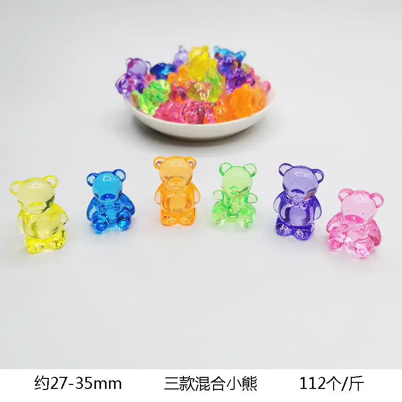 37x24mm Acrylic Gemstones 8 Colors DIY Jewelry Accessory