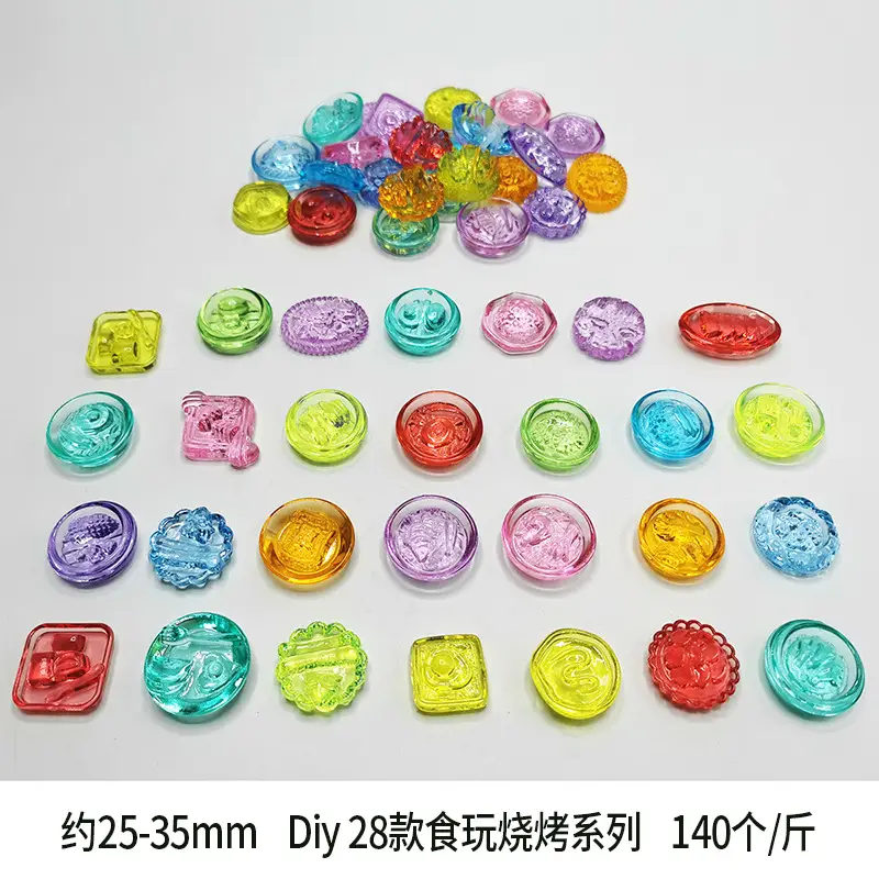 37x24mm Acrylic Gemstones 8 Colors DIY Jewelry Accessory