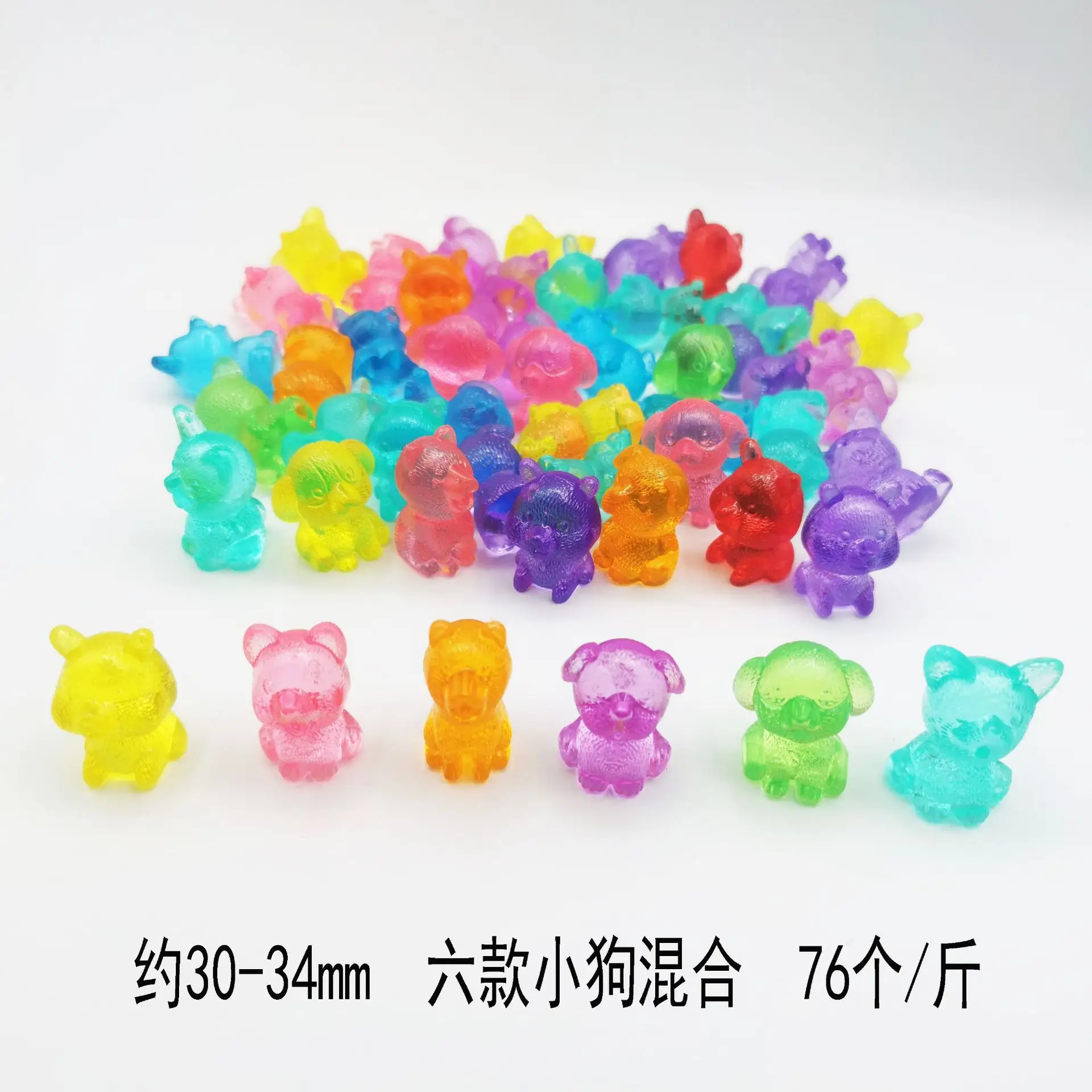37x24mm Acrylic Gemstones 8 Colors DIY Jewelry Accessory