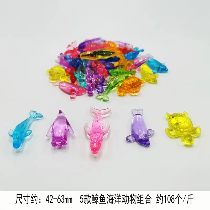 37x24mm Acrylic Gemstones 8 Colors DIY Jewelry Accessory