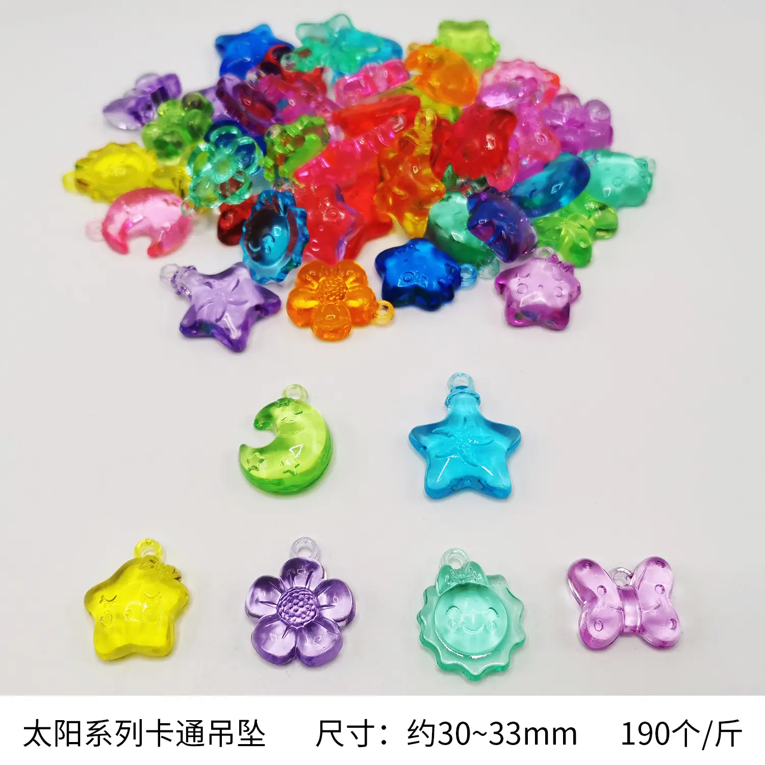 37x24mm Acrylic Gemstones 8 Colors DIY Jewelry Accessory