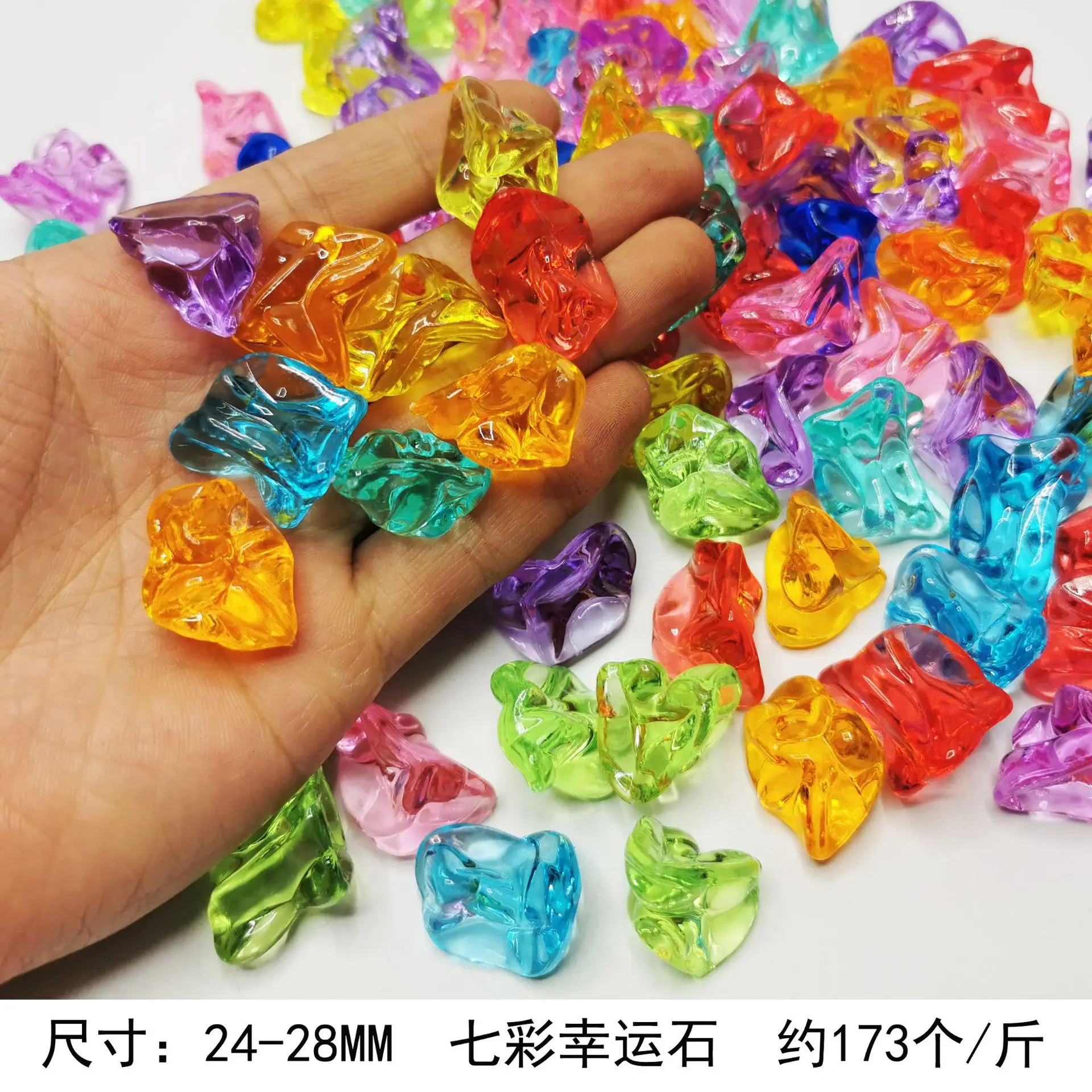 37x24mm Acrylic Gemstones 8 Colors DIY Jewelry Accessory