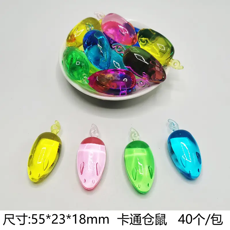 37x24mm Acrylic Gemstones 8 Colors DIY Jewelry Accessory