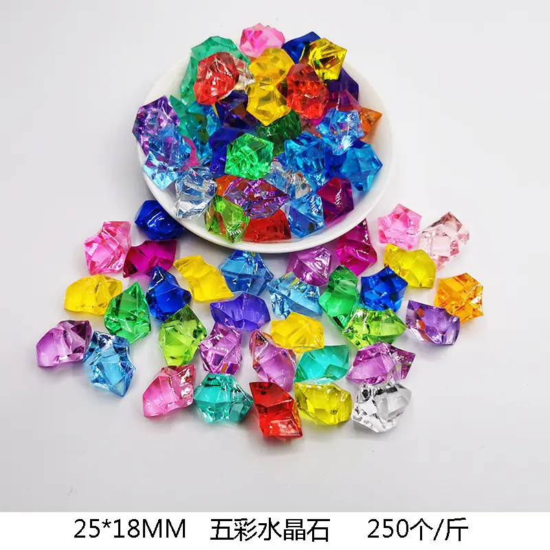 37x24mm Acrylic Gemstones 8 Colors DIY Jewelry Accessory