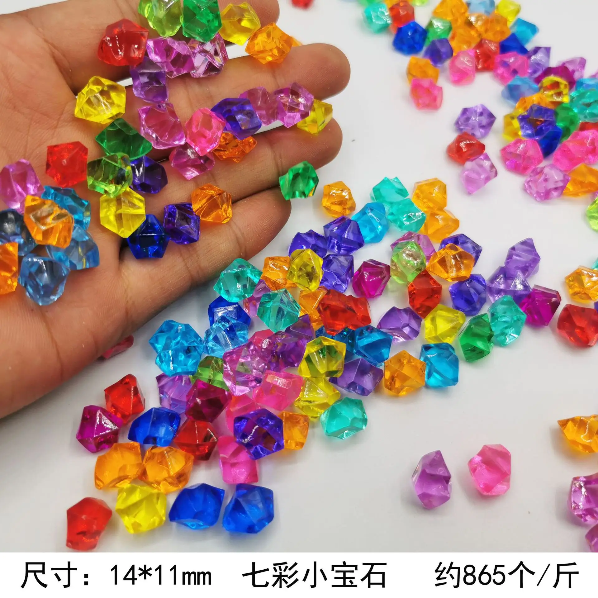 37x24mm Acrylic Gemstones 8 Colors DIY Jewelry Accessory