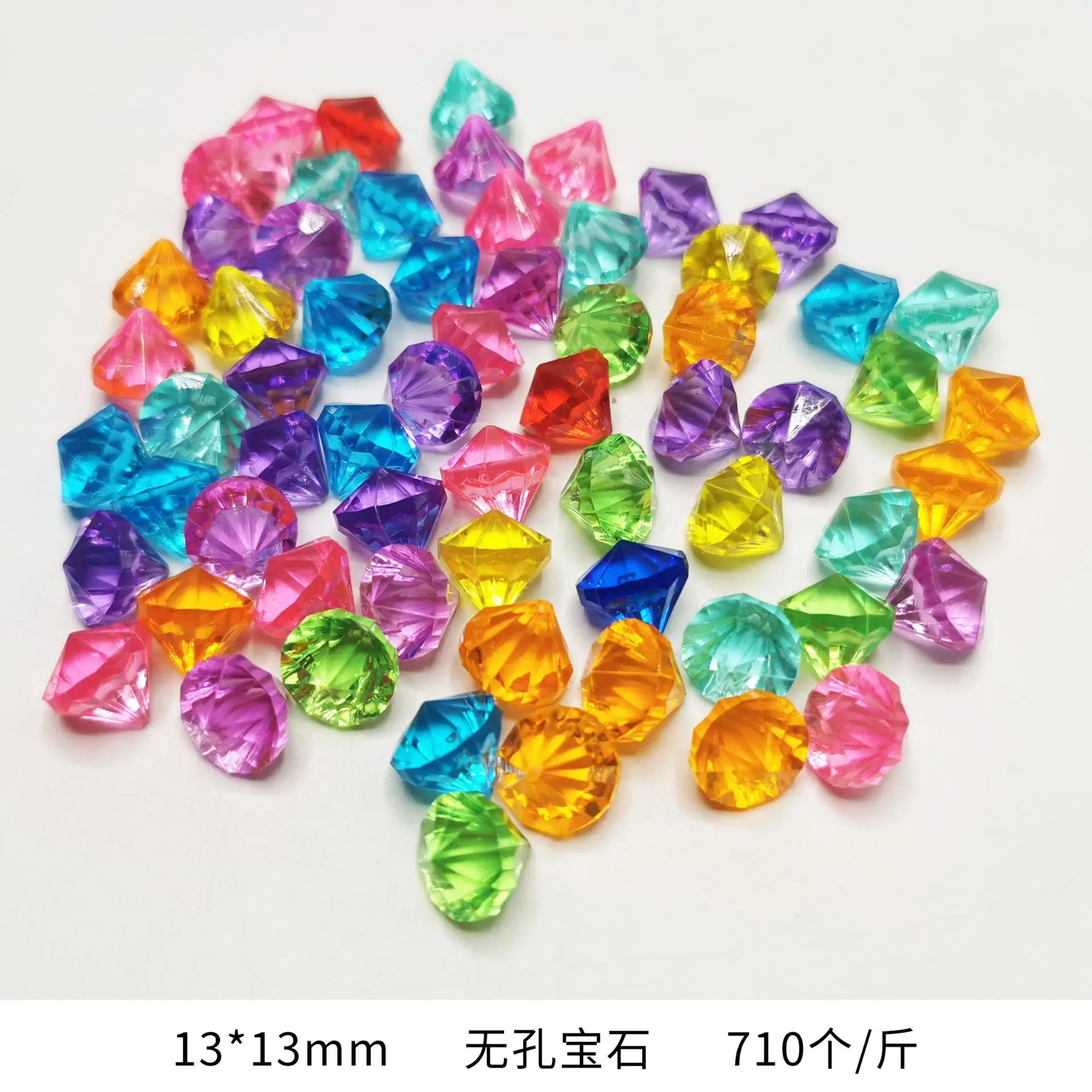 37x24mm Acrylic Gemstones 8 Colors DIY Jewelry Accessory