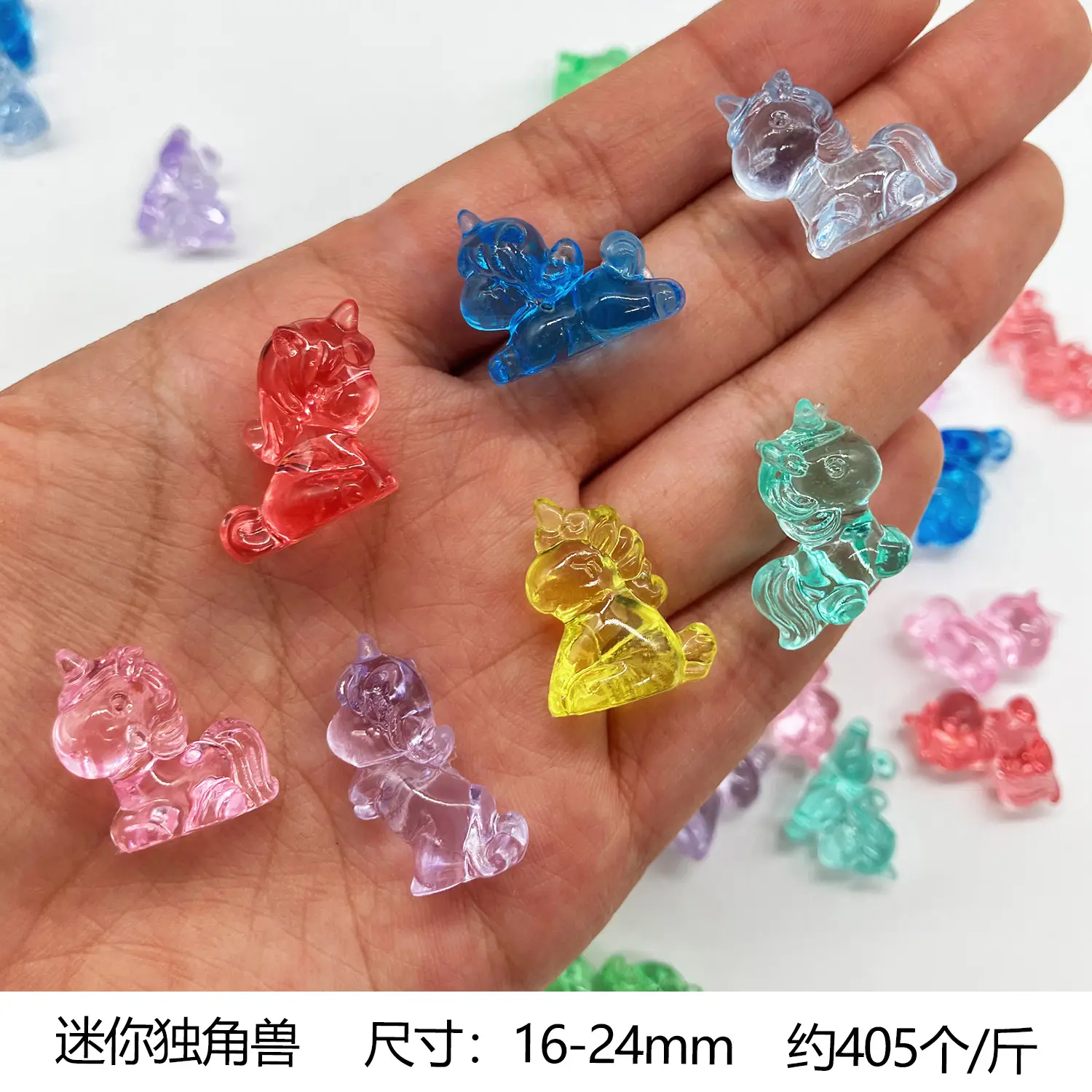 37x24mm Acrylic Gemstones 8 Colors DIY Jewelry Accessory
