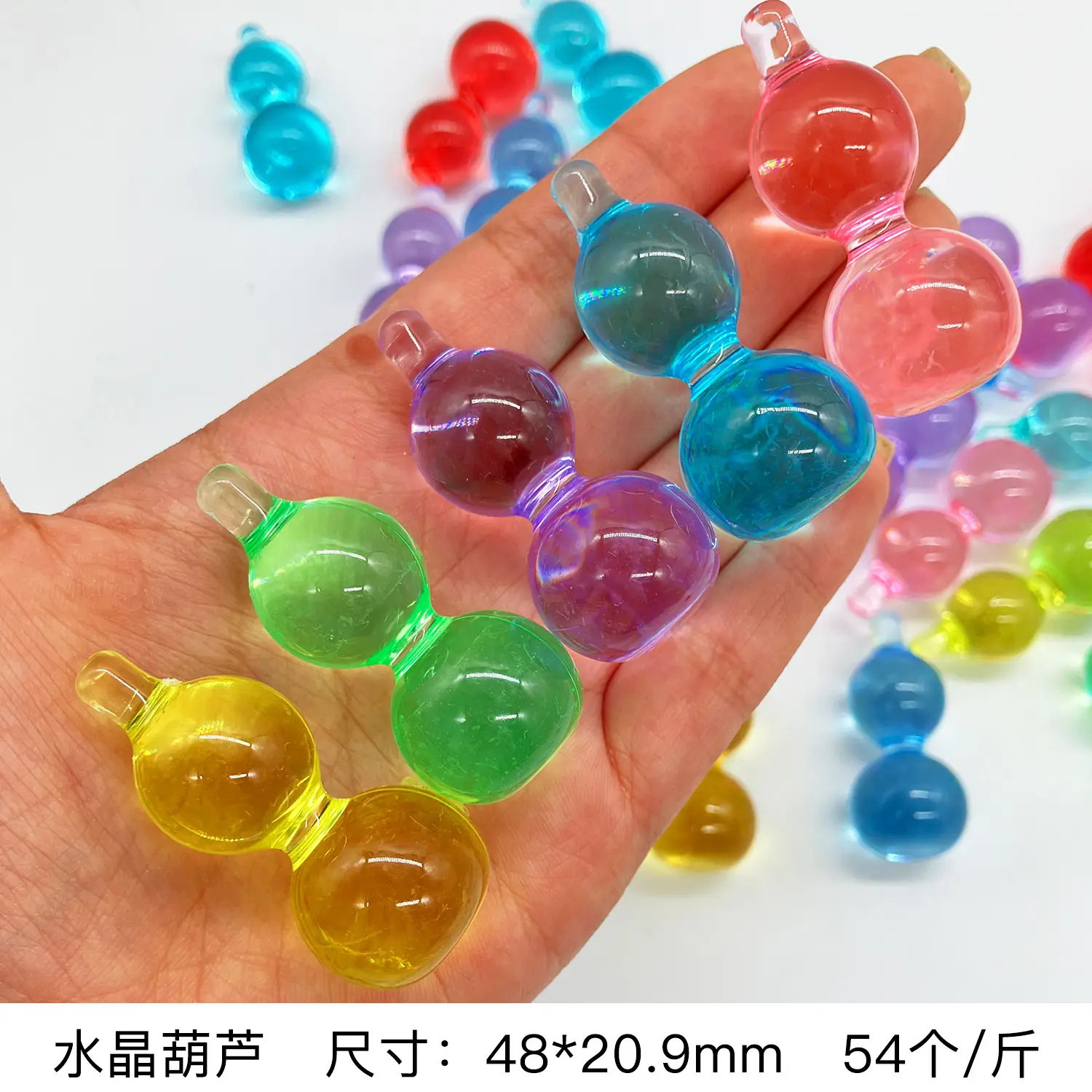 37x24mm Acrylic Gemstones 8 Colors DIY Jewelry Accessory