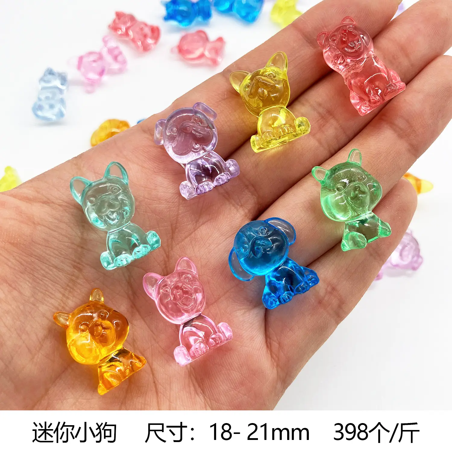 37x24mm Acrylic Gemstones 8 Colors DIY Jewelry Accessory