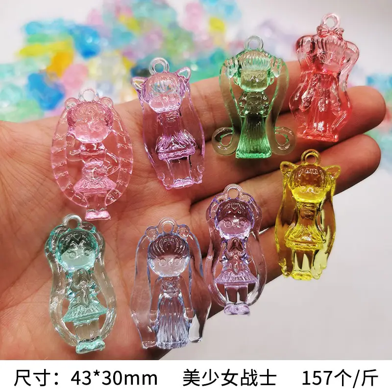 37x24mm Acrylic Gemstones 8 Colors DIY Jewelry Accessory