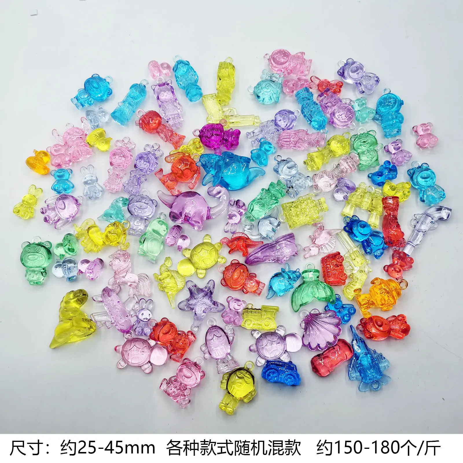 37x24mm Acrylic Gemstones 8 Colors DIY Jewelry Accessory