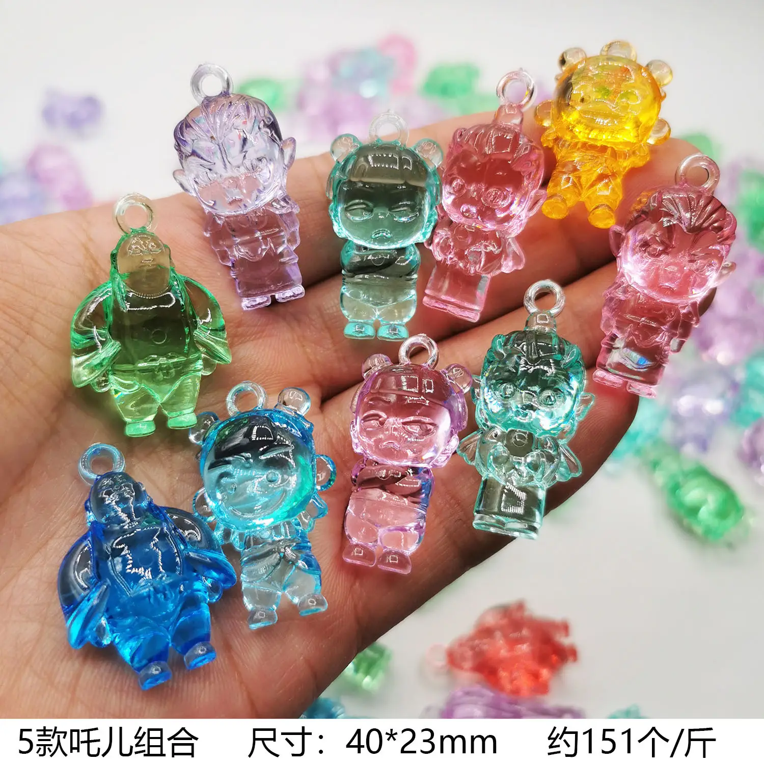 37x24mm Acrylic Gemstones 8 Colors DIY Jewelry Accessory