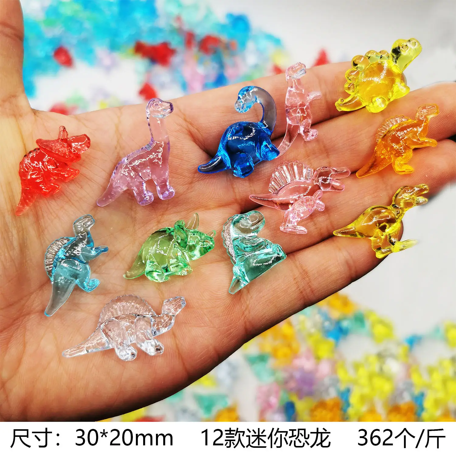 37x24mm Acrylic Gemstones 8 Colors DIY Jewelry Accessory