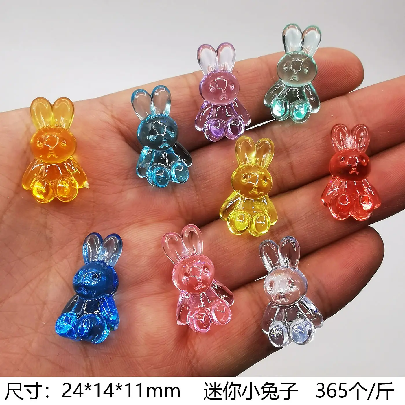 37x24mm Acrylic Gemstones 8 Colors DIY Jewelry Accessory